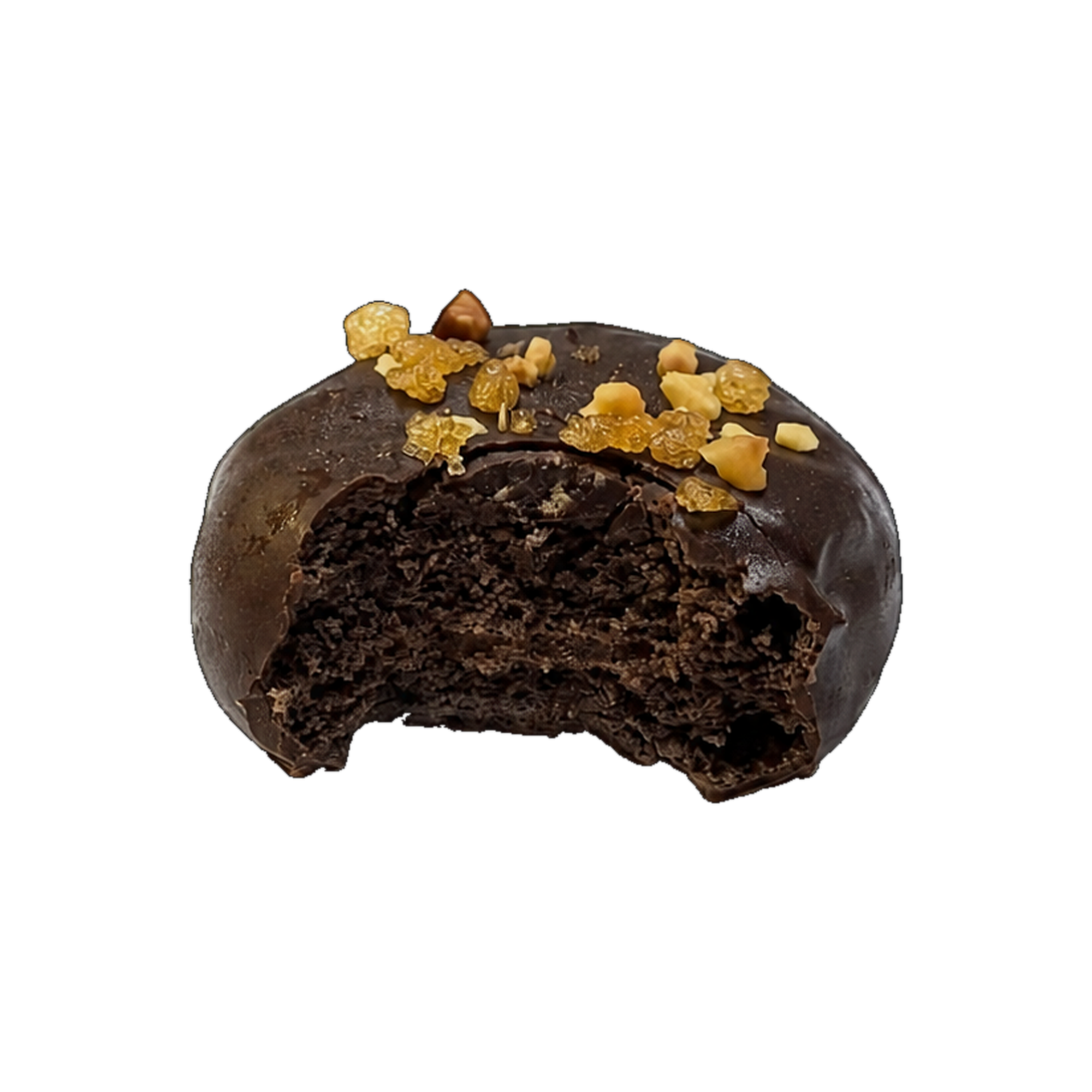 Chocolat enrobé de chocolat noir